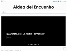 Tablet Screenshot of aldeaencuentro.cl